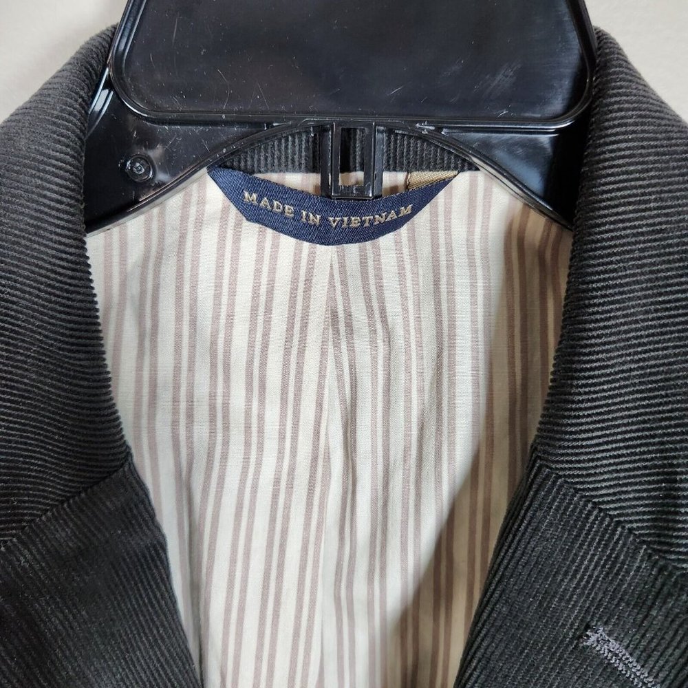Banana Republic Blazer Mens 42R Dark Brown Corduroy Cotton Sports Coat Jacket - Picture 7 of 11